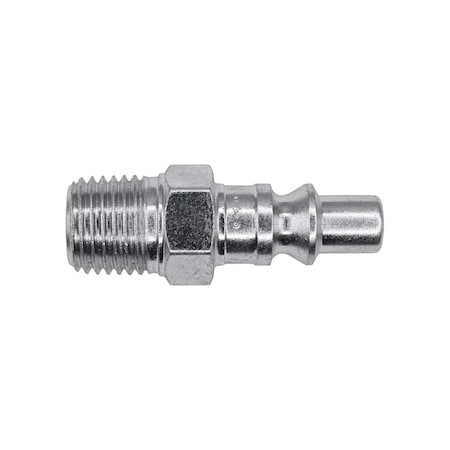 Auveco Air System Connector 1/4in Male Npt, 5PK 16051