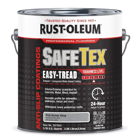 Rust-Oleum Epoxy Coating, Gray, 1 gal, Can 397805