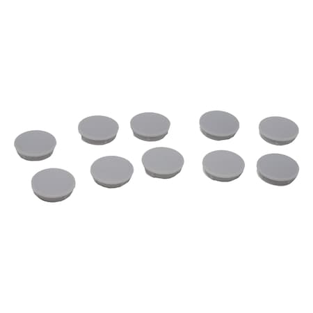 Invacare Hme Hub Cap For Invacare, Grey Plastic, 1 1/4" Dia., PK10 107959