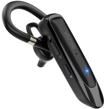 Delton Noise Canceling Bluetooth Computer Headset/Headphone, Black 22X