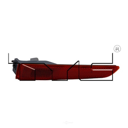 Tyc Capa Certified Side Marker Light Assembly 18-6085-00-9