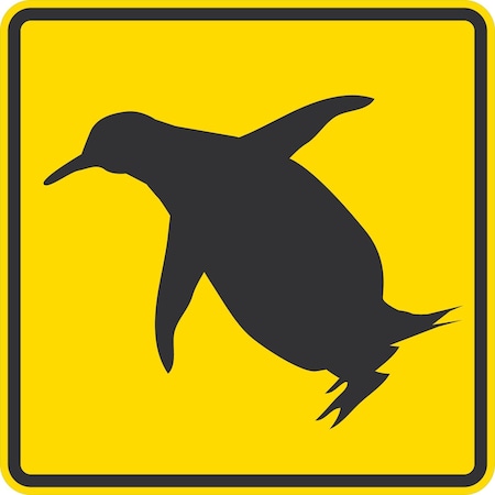 Lyle Penguin Symbol, 24x24, Diamond Grade, Yellow G-12343-DG_24x24