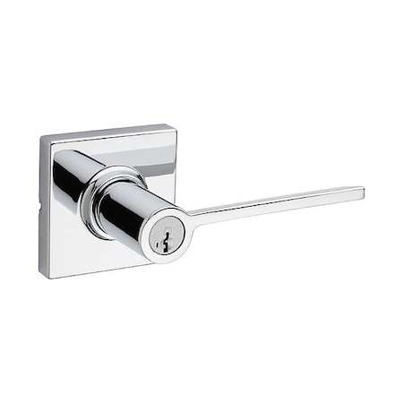 Kwikset Door Lever Lockset, 1 3/8-1 3/4" Thick 405LRL-SQT-26-SMT-6AL-RCS