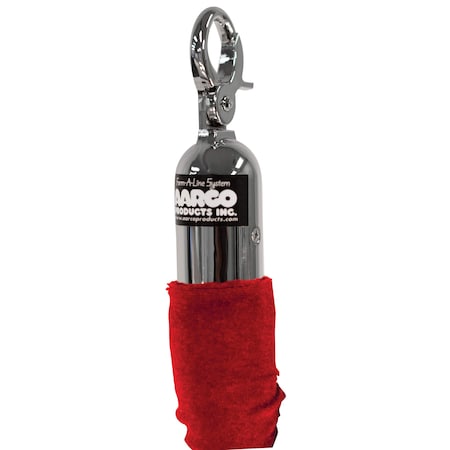 Aarco Form-A-Line Ropes, Red, Hardware Chrome, 6' Tr-7
