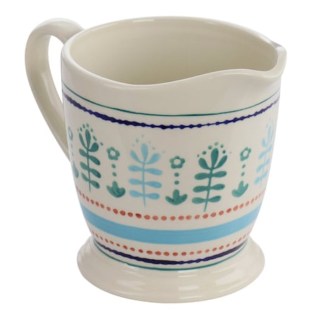 Gibson Home Village Vines 1 Quart Stoneware Measuring Cup in Multi 131564.01
