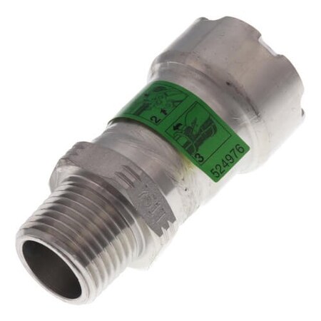 Viega MegaPress adapter P 0.5 MPT 0.5 316 stainless steel 90230