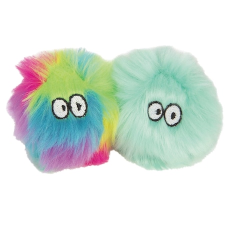 Smartykat Fuzzy Friends Plush Catnip Ball Cat Toy, 2PK 09123-99997-024