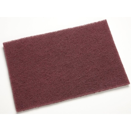 Scotch-Brite Hand Pad, 9 in L, 6 in W, Very Fine, Aluminum Oxide Abrasive 7447