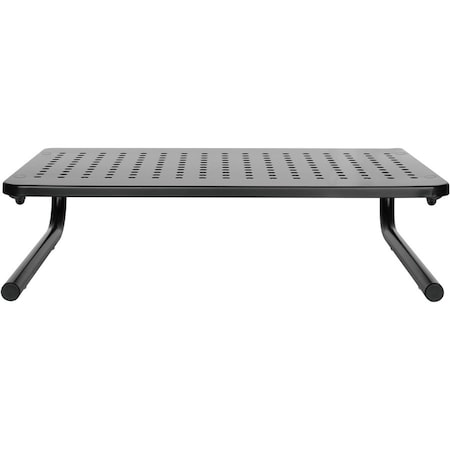 Lorell Monitor/Laptop Stand, 20 lb Capacity, 5.5" x 14.5", Black LLR18330