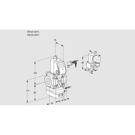 Honeywell Kromschroder VAG120R/NWAE KS88031321