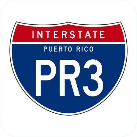 Lyle Interstate Pr3 Puerto Rico, 12x12, Engineer Grade, White G-2259-EG_12x12