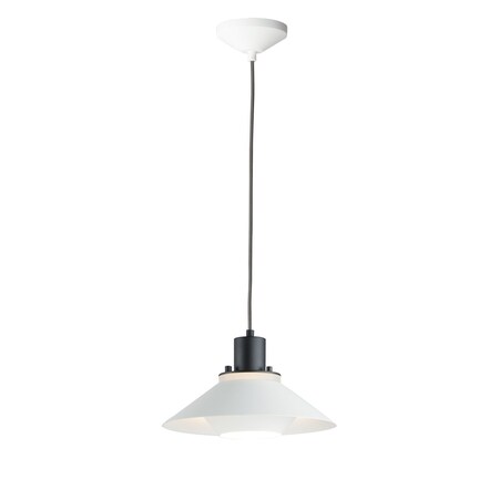 Maxim Oslo 11.75 1-Light Small Pendant" 11410BKWT