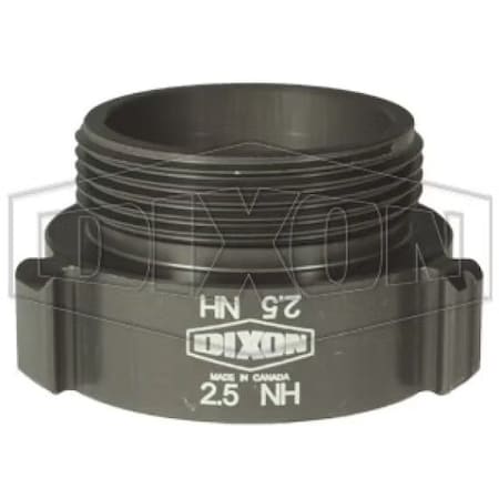 Dixon Style N37 Rocker Lug Hydrant Adapter, 2-1/2 x 3/4 in, Female NST NH x MNPT Connection, Aluminum N37-25F07T