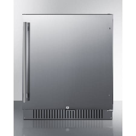 Summit Commercial 27in Wide Built-In All-Refrigerator, ADA Compliant FF27BSSADA