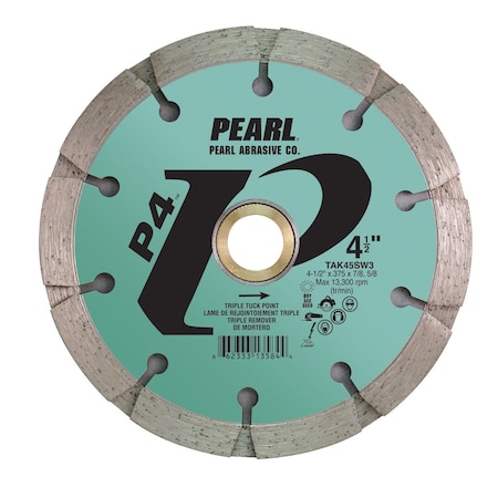 Pearl P4 Sandwich Tuck Point Blade 4-1/2 x .375 x 7/8, 5/8 Triple Stack TAK45SW3
