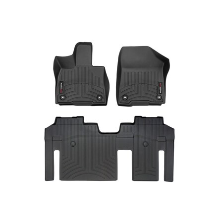 Weathertech Black, Front and Rear Floorliners 441641-1-3