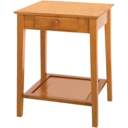 Winsome 99323 Honey Beechwood PRINTER STAND 99323