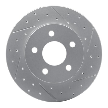 Dynamic Friction Co DFC Geoperformance Rotor - Drilled and Slotted 830-53004R