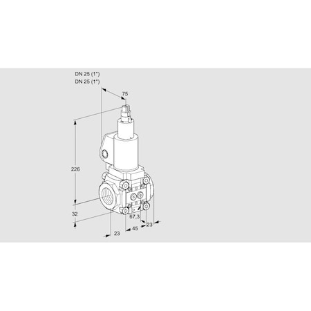 Honeywell Kromschroder Solenoid Gas Safety Valve - VAS Series, Class A, 500 mbar, IP65 Rated KS88025391