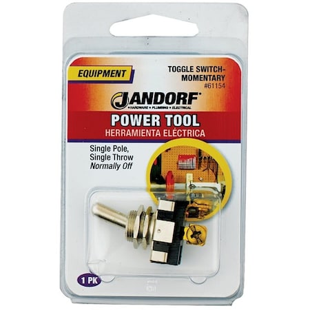 Jandorf Series Switch, 10/15 A, 125/250 V, SPST, Screw Terminal 61154