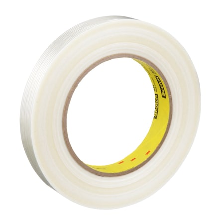 Scotch Strapping Tape, 5 mil Thick, 0.5 in W x 180 ft L, 3 in Core Dia., Clear, 72 PK 897