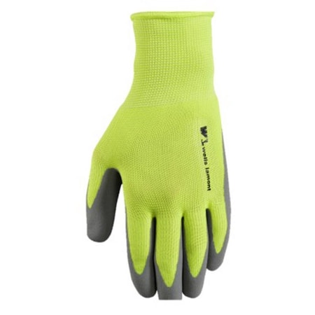 Wells Lamont Men's Indoor/Outdoor Hi-Viz Work Gloves Gray/Yellow L 1 pair 463L