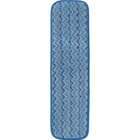 Rubbermaid Hygen Disposable Microfiber Pad 18", Blue 2134282