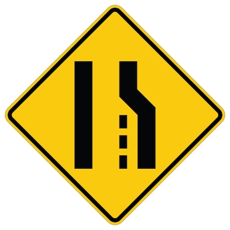 Sign Solutions Usa Traffic Sign, 48 in Width, Aluminum Sign, Diamond DUS10DYE4848W4-2R