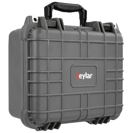 Eylar Compact 13.37in Gear Hard Case Waterproof w/ Foam Gray SA00001-GRA