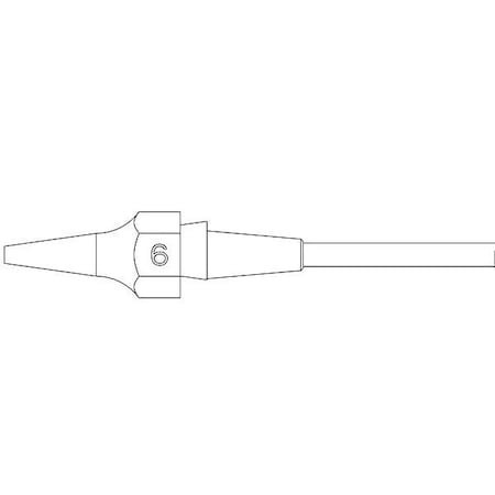 Weller Xds 6 Desoldering Tip 0.7X1.9 L 16.5 mm T0051325599
