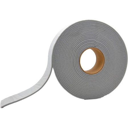 Strike3 0.18 in. x 2.5 in. x 30 ft. Cap Foam Tape with Mylar, Grey ST2466158