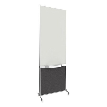 Versare Room Divider, Charcoal Gray, 76 in H 1100005