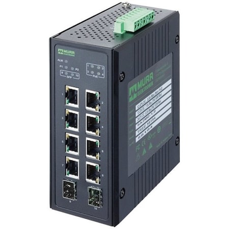 Murrelektronik Ethernet Switch, IP20,1000 mbps 58194