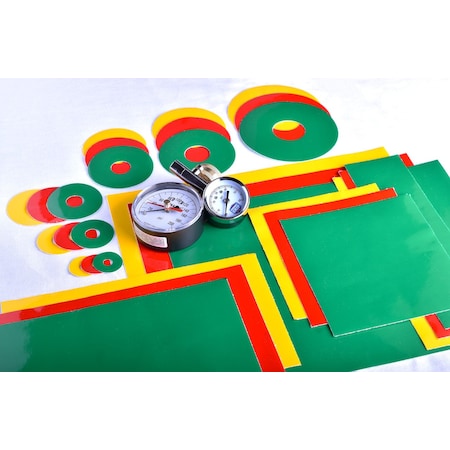5S Supplies Gauge Warning Film Circles Master Kit 86 Pieces GWF-CIRCLE ...