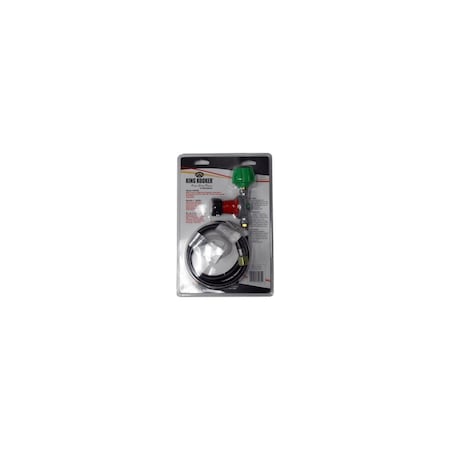 Metal Fusion Regulator With Hose, 30 PSI, 3/8-In. Female Flare x 30-In. 30230
