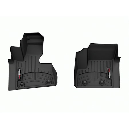 Weathertech Black, Front FloorLiner for Vinyl Floors 4418611V