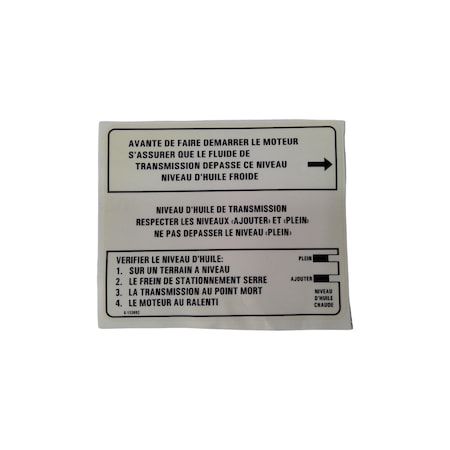 Cnh DECAL, CNH OEM E133092 E133092