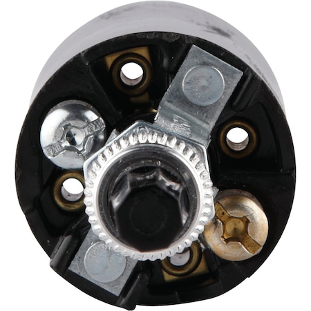 Leviton Bottom Turn-Knob Medium Base Black Lamp Socket 014-04155-051