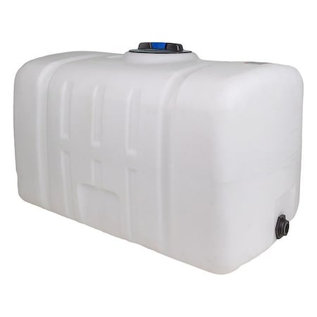 Norwesco Utility Tank, 29 in, White, Rectangular 42343-DS