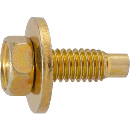Auveco Hex Head Sems Body Bolt with a Dog Point 5/16-18 x 15/16in, 50PK 23666