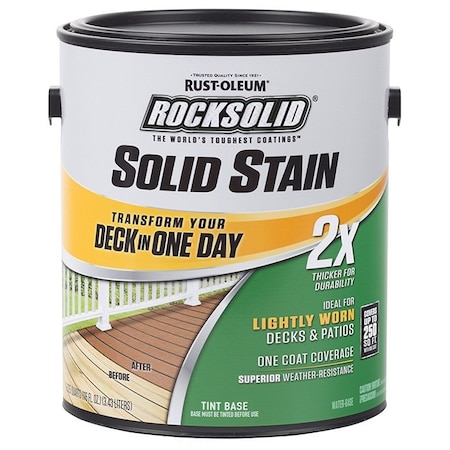 Rust-Oleum 1 Gal Rust-Oleum 305799 RockSolid 2X Solid Stain 318224