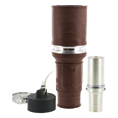 Leviton Single Pole Inline, 769 A, Female, Brown 49F44-H