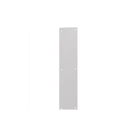 Ives 4 in x 16 in Push Plate Aluminum Finish 820028416