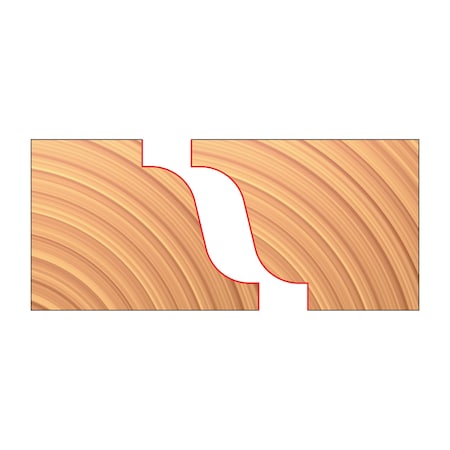 Freud 3-15/16in. x 63/64in. x 1-1/4in. Matched Reverse Detail Cutters UP283-IC