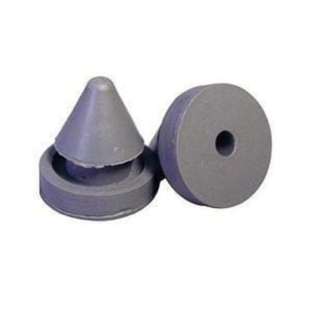 Global Door Controls Metal Frame Door Silencer, Rubber, Gray, 100 Pack DH-DS11-GY-100