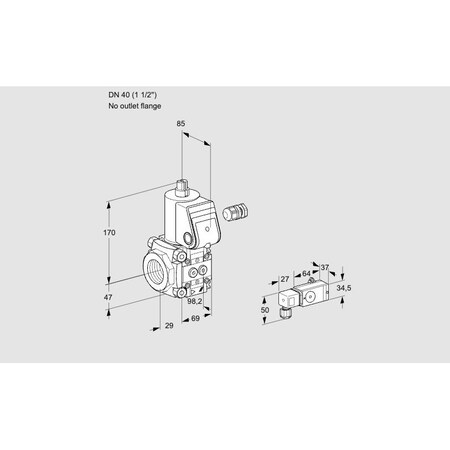 Honeywell Kromschroder VAS240/-R/NW KS88015124