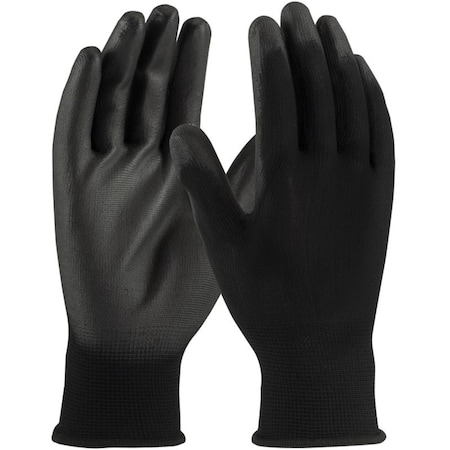 Pip Seamless Knit Polyester Glove with Polyurethane Coated Flat Grip on Palm & Fingers, 12PK 33-B115/XL