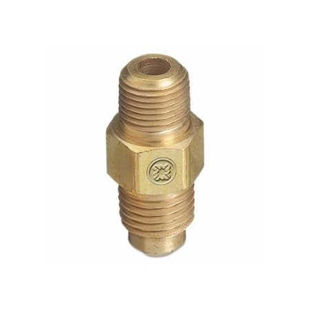 Western Enterprises Brass SAE Flare Tubing Connections, Adapter, 500 PSIG, CGA-440 to 1/4 in NPT(M), 10PK 312-F-41