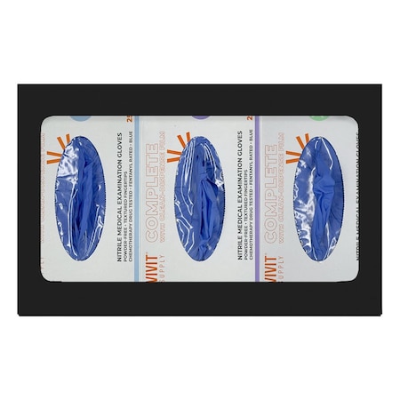 Origin Dispensing Solutions Glove Dispenser-Triple-Steel-Black GL30X04BK