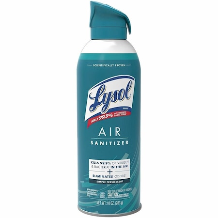 Lysol Air Sanitizer, 10 oz, Fresh Fragance, PK6 19200-99350